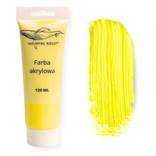 FARBA AKRYLOWA MALARSKA ŻÓŁTA 120ml ARTYSTYCZNA FARBY AKRYLOWE W TUBKACH - Farby i media malarskie - miniaturka - grafika 1