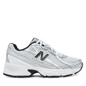 Buty dla chłopców - Sneakersy New Balance GR740NW Szary - miniaturka - grafika 1