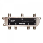 Rozgałęźniki i multiswitche do TV-SAT - Rozgałęźnik antenowy rtv 6-drożny F6D 453403 TELEVES - miniaturka - grafika 1
