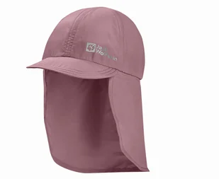 Czapka z daszkiem dla dzieci Jack Wolfskin CANYON CAP K ash mauve - S - Czapki dla dzieci - miniaturka - grafika 1