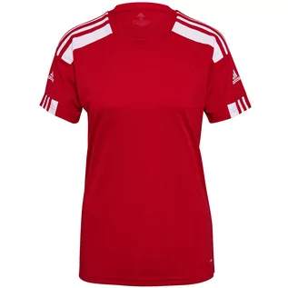 Koszulki i topy damskie - Koszulka damska adidas Squadra 21 Jersey czerwona GN5758 - grafika 1