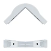 Wtyczki i adaptery - Qoltec Qoltec Narożnik zewnętrzny biały 54226 - miniaturka - grafika 1