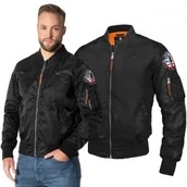 Odzież taktyczna i umundurowanie - Kurtka przejściowa Pit Bull MA1 II '23 - Czarna - miniaturka - grafika 1