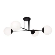 Lampy sufitowe - Kaja ALFRED OLSZEWSKI Lampa sufitowa na cztery mleczne matowe klosze K-4924 z serii SAVOY - miniaturka - grafika 1