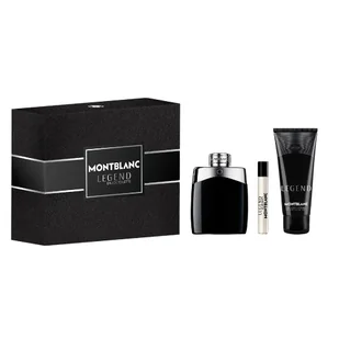 Mont Blanc Legend zestaw woda toaletowa spray 100ml + miniatura wody toaletowej 7.5ml + żel pod prysznic 100ml - Zestawy perfum męskich - miniaturka - grafika 1