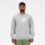 Bluzy męskie - Bluza męska New Balance MT41500AG  szara - miniaturka - grafika 1