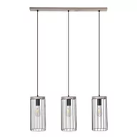 Lampy sufitowe - Britop LAMPA wisząca TIMEO 195109357 druciana OPRAWA industrialny ZWIS metalowy drewno czarny - miniaturka - grafika 1