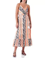 Sukienki - IZIA Damska sukienka maxi z nadrukiem węża, pomarańczowa wielokolorowa, M, pomarańczowy wielokolorowy, M - miniaturka - grafika 1