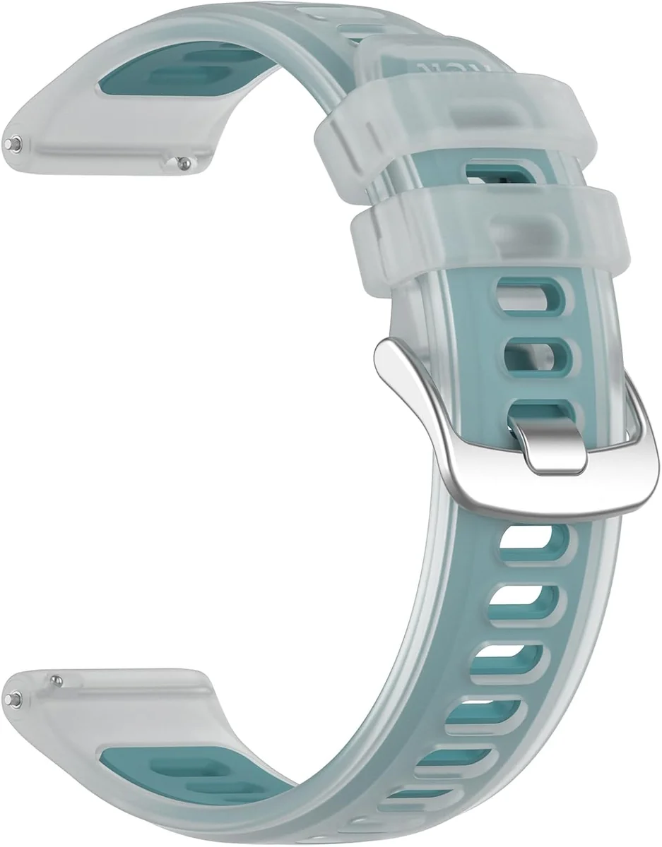 PASEK SILIKONOWY 20MM 42MM BRANSOLETA SPORTOWA WYGODNA ELASTYCZNA UNISEX