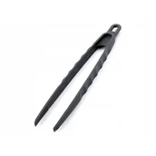 Przybory do gotowania - FACKELMANN Fackelmann pęseta do steków, szczypce wielofunkcyjne z ergonomicznie ukształtowanymi uchwytami, szczypce do powlekanych garnków i patelni (kolor: czarny), liczba: 1 sztuka 40197 - miniaturka - grafika 1