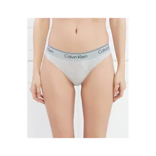 Majtki damskie - Calvin Klein Underwear Stringi ATHLETIC COTTON THONG - grafika 1