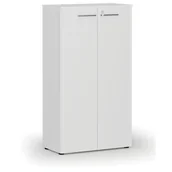 Szafy biurowe - Szafa biurowa z drzwiami PRIMO WHITE, 1434 x 800 x 420 mm, biały - miniaturka - grafika 1