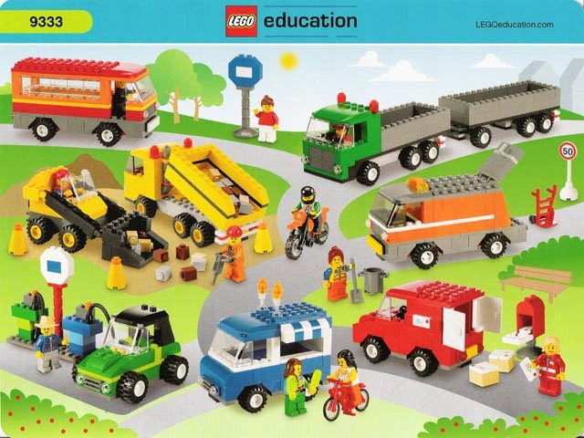 Lego Education 9333 Vehicles Set Zestaw pojazdów
