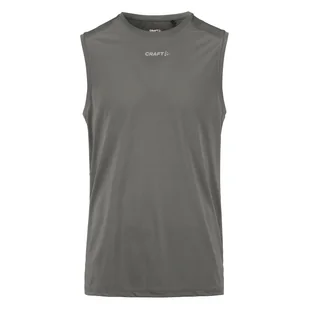 Męska koszulka bez rękawów CRAFT ADV ESSENCE SL TEE 2 M 1914794-985000 – Szary - Koszulki męskie - miniaturka - grafika 1