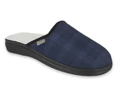 Kapcie męskie - Kapcie męskie szerokie stopa cukrzycowa pantofle domowe Dr Orto 132M015-45 - miniaturka - grafika 1