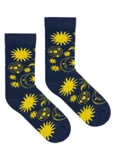 Skarpetki męskie - Światła nocy i dnia kolorowe skarpetki we wzory Kabak - miniaturka - grafika 1