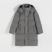 Reserved - PREMIUM Techniczny puchowy płaszcz z Sorony - Zielony