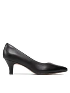 Półbuty damskie - Clarks Półbuty Linvale Jerica 261372084 Czarny - miniaturka - grafika 1