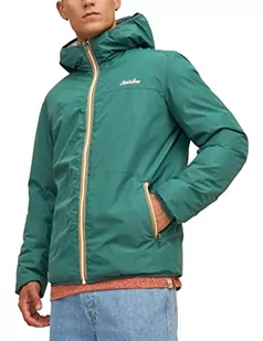 Jack&JONES męska kurtka puchowa JorPAUL TONS dwustronna kurtka pikowana SN (Trekking Green), rozmiar L - Kurtki męskie - miniaturka - grafika 1