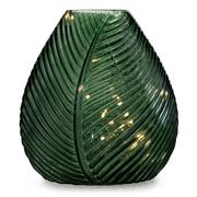 Dekoracje domu - Dekoracja świetlna LLEIDA kolor butelkowa zieleń styl boho do wewnątrz ameliahome - LEDDECO/AH/LLEIDA/BOTTLEGREEN/14X12,5X15 - miniaturka - grafika 1