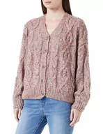 Swetry damskie - caneva Damski kardigan 19019558-CA02, Mauve Pink, XL/XXL, różowy, XL-XXL - miniaturka - grafika 1
