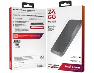 Szkło hartowane Zagg Anti-glare Anti-fingerprint do Apple iPhone15 Pro - Szkła hartowane na telefon - miniaturka - grafika 1