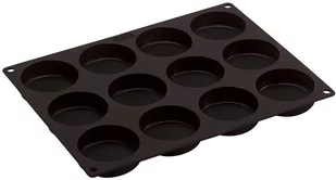 Lurch Flexi burger buns forma silikonowa forma do pieczenia do 6 cm pattys, 12-krotnie, silikon, brązowa, 29 x 22 x 2 cm 85087 - Formy do ciast - miniaturka - grafika 2