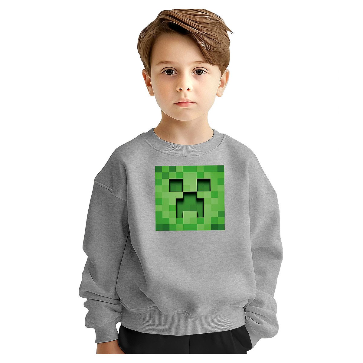 BLUZA DZIECIĘCA MŁODZIEŻOWA MINECRAFT 122-128 WZORY PREZENT JAKOŚĆ