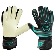 Piłka nożna - No10, Rękawice bramkarskie, Replica, czarny, rozmiar 8 - miniaturka - grafika 1