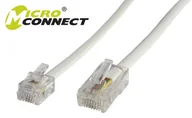 Kable miedziane - Microconnect MPK451 kabel telefoniczny 1 m Biały - miniaturka - grafika 1