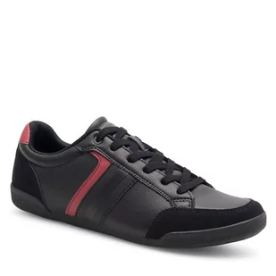 Sneakersy Lanetti MP07-01458-02 Czarny - Półbuty męskie - miniaturka - grafika 1