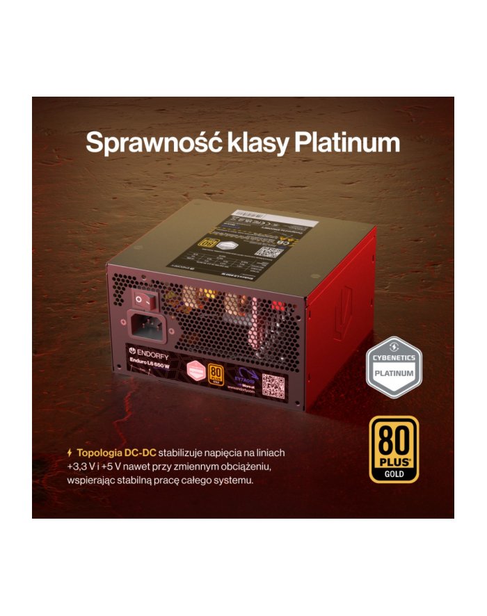 endorfy Zasilacz Enduro L6 650W EY7A019