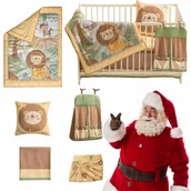 Pościel dla dzieci - Pościel Dziecięca Dżungla Zwierzęta Zestaw 5 Elementów - miniaturka - grafika 1