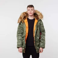 Kurtki męskie - Alpha Industries N3B VF 59 SAGE GREEN - miniaturka - grafika 1