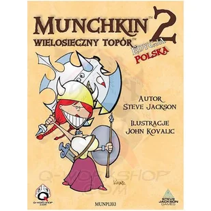 Q-Workshop Munchkin 2: Wielosieczny Topór - Gry karciane - miniaturka - grafika 2
