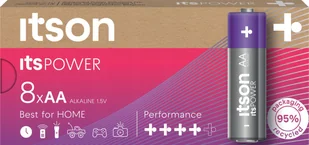 itson itsPOWER battery Alkaline LR6IPO/8CB - Baterie i akcesoria - miniaturka - grafika 1
