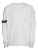 Bluzy męskie - adidas Bluza Neuclassics JW7920 Szary Oversize - miniaturka - grafika 1