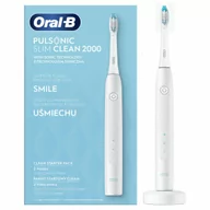 Szczoteczki elektryczne - ORAL-B Oral-B Pulsonic Slim Clean 2000 White Szczoteczka elektryczna - biała - miniaturka - grafika 1
