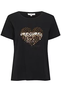 Koszulki i topy damskie - Damska koszulka Cream Koszulka z nadrukiem graficznym Oversize, Pitch Black Brown, XS - grafika 1