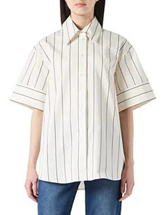 Seidensticker Bluzka damska, biały i niebieski, 38 PL - Bluzki damskie - miniaturka - grafika 1