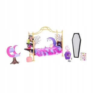 Monster High Sypialnia Clawdeen Wolf - Domki dla lalek - miniaturka - grafika 1
