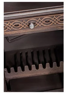 Piec koza żeliwny kominek kominkowy 6,7/9 kW (kolor: brąz) spełnia anty-smogowy EkoProjekt 04481619 - Piece wolnostojące - miniaturka - grafika 3