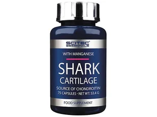 SCITEC, Shark Cartilage, 75 kapsułek - Ochrona stawów - miniaturka - grafika 1