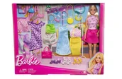 Lalki dla dziewczynek - Barbie HKB07 Lalka Barbie z Zestawem Ubrań Ubranka Barbie z lalką - miniaturka - grafika 1
