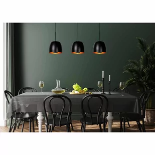 Lucide LAMPA wisząca NOLAN 30488/03/30 metalowa OPRAWA zwis kaskada czarna 30488/03/30 - Lampy sufitowe - miniaturka - grafika 1