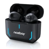 Słuchawki - Słuchawki Niceboy HIVE SpacePods True Wireless AAC codec Bluetooth - miniaturka - grafika 1
