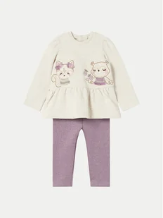 Mayoral Komplet bluza i legginsy 2708 Fioletowy Regular Fit - Komplety dla niemowląt - miniaturka - grafika 1