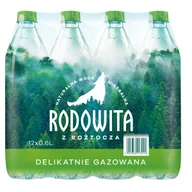 Woda - Woda mineralna RODOWITA z Roztocza delikatnie gazowana 12x 0,6 l - miniaturka - grafika 1
