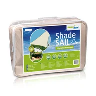 Pozostałe ozdoby ogrodowe - GreenBlue Żagiel ogrodowy UV 4m kwadrat kremowy GB504 - miniaturka - grafika 1