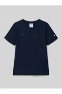 Koszulki i topy damskie - T-shirt z wyhaftowanym logo - Champion - miniaturka - grafika 1